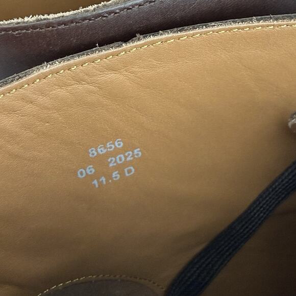 Allen Edmonds Donovan Boot Leather Shoes Size 11.5 US 8656 Brown Chukka main image 9